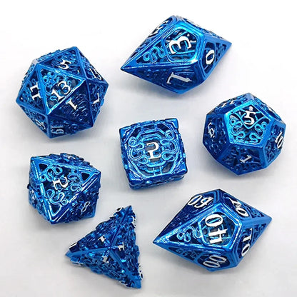 Hollow Metal Digital Dice Set - What The Funk