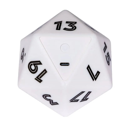 USB Rechargeable Dice Giant 20 Sided LED Lamp - What The Funk