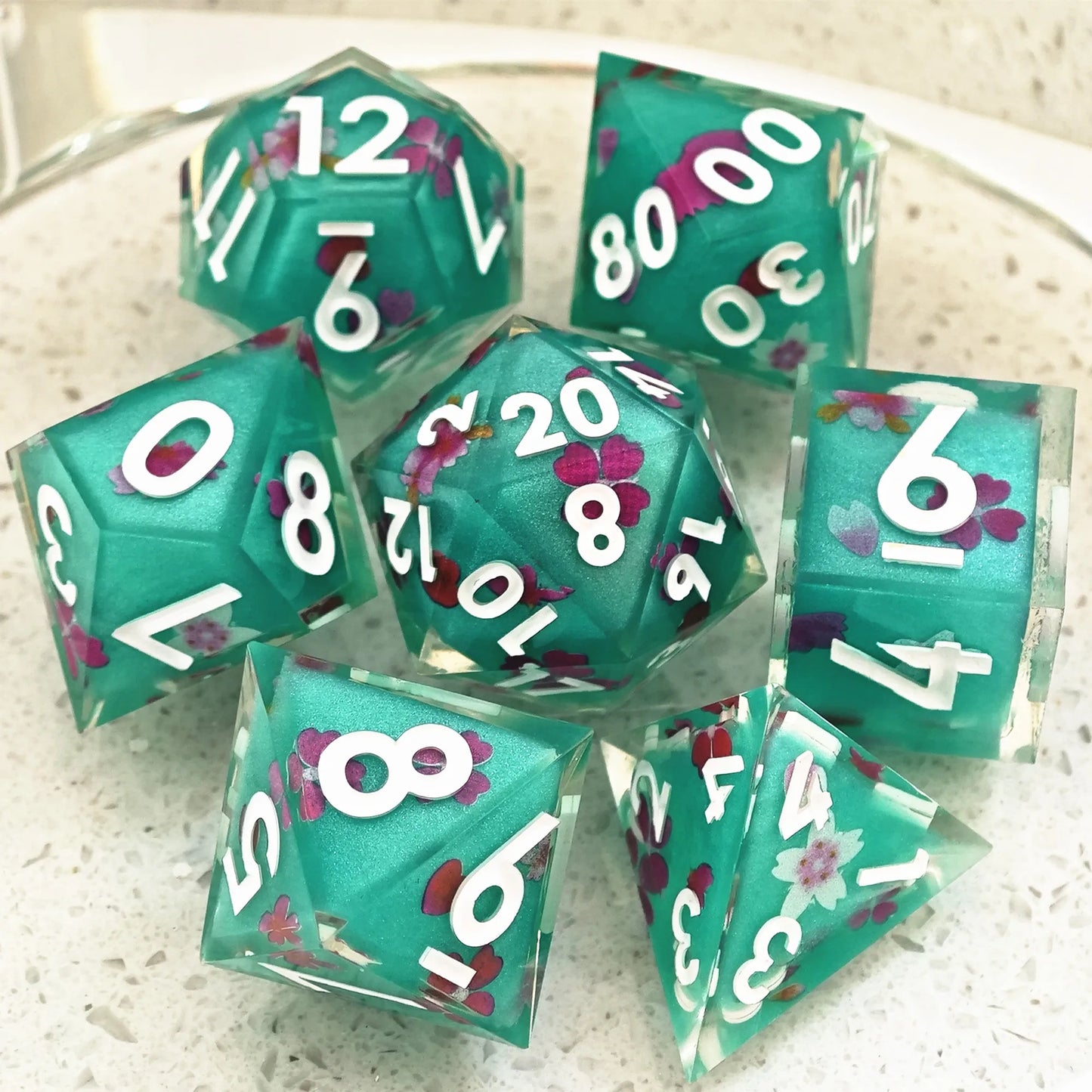 Sharp Resin Beautiful Transparent Layer Dice - What The Funk