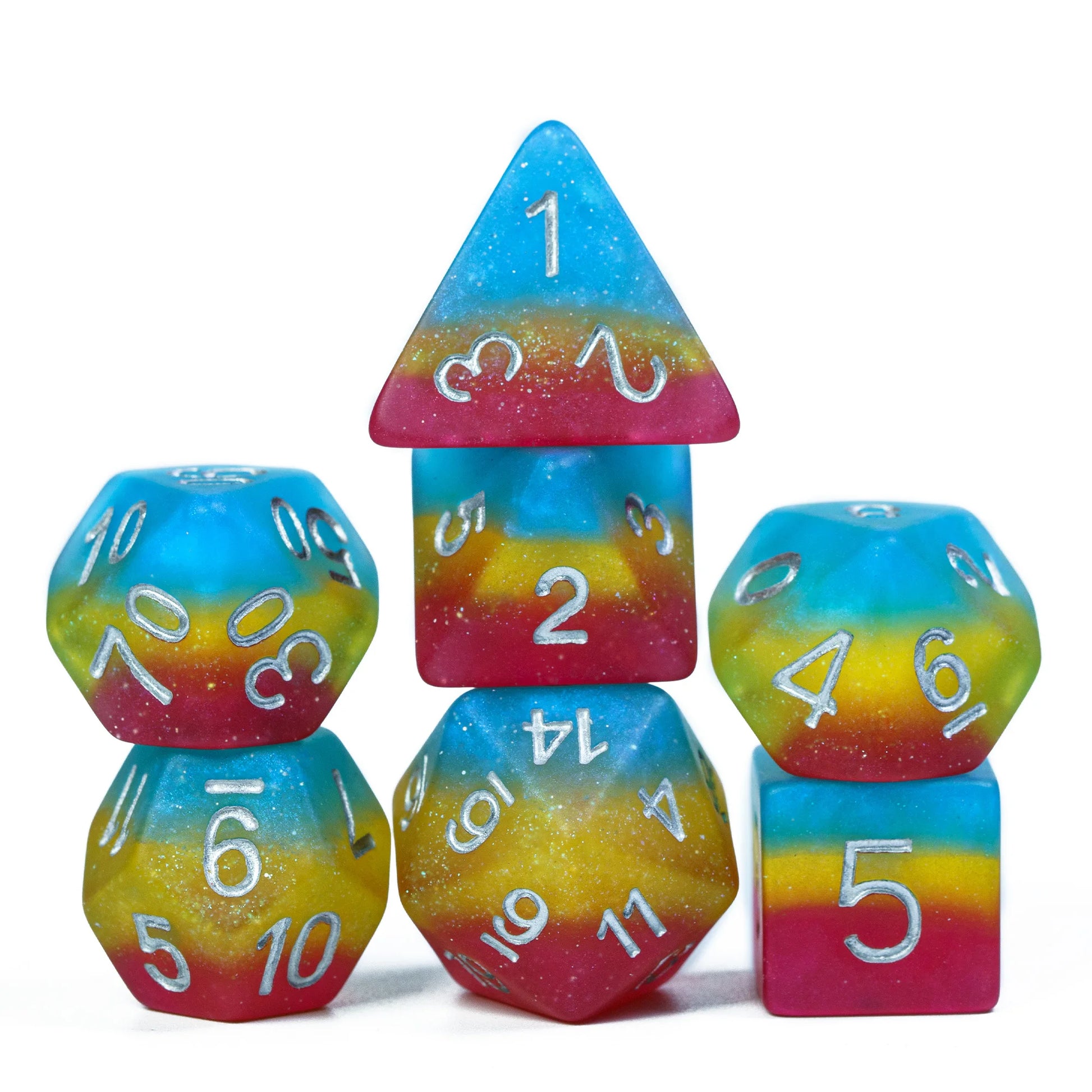 Variety LGBTQ+ Pride Flag Dice Sets - What The Funk