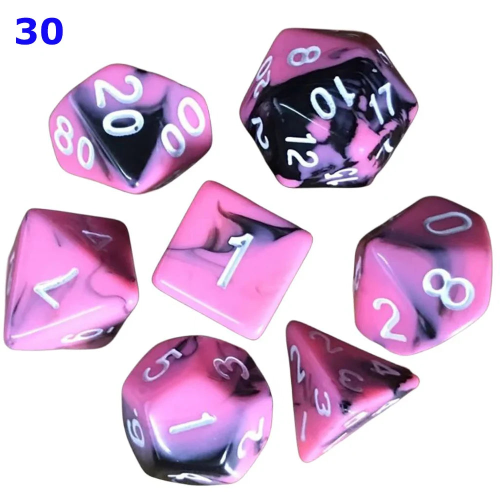 Marble-Like Dice Set - What The Funk