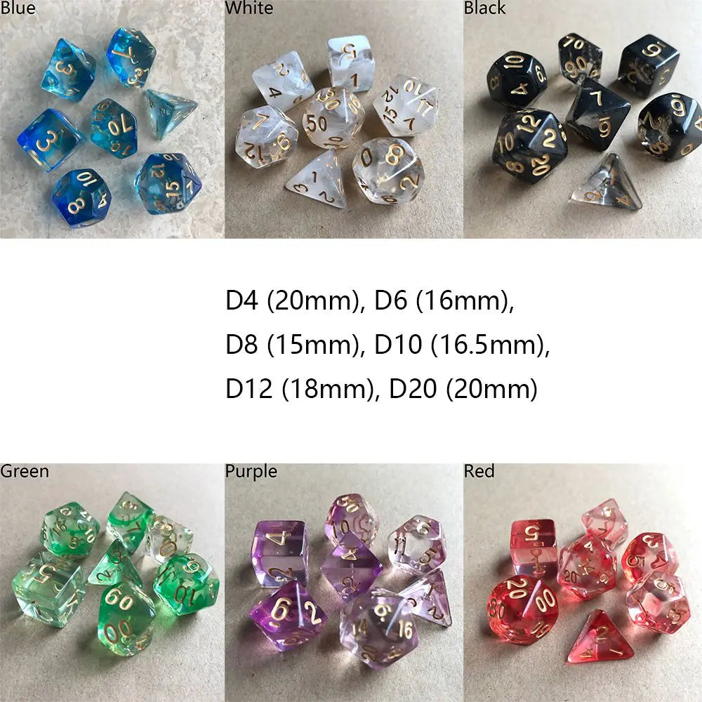 Clear Dice Set - What The Funk