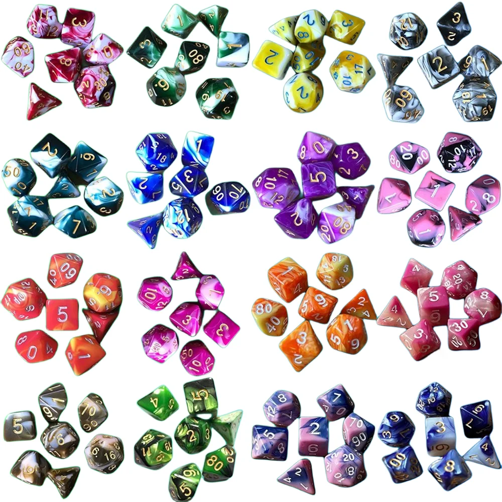 Marble-Like Dice Set - What The Funk