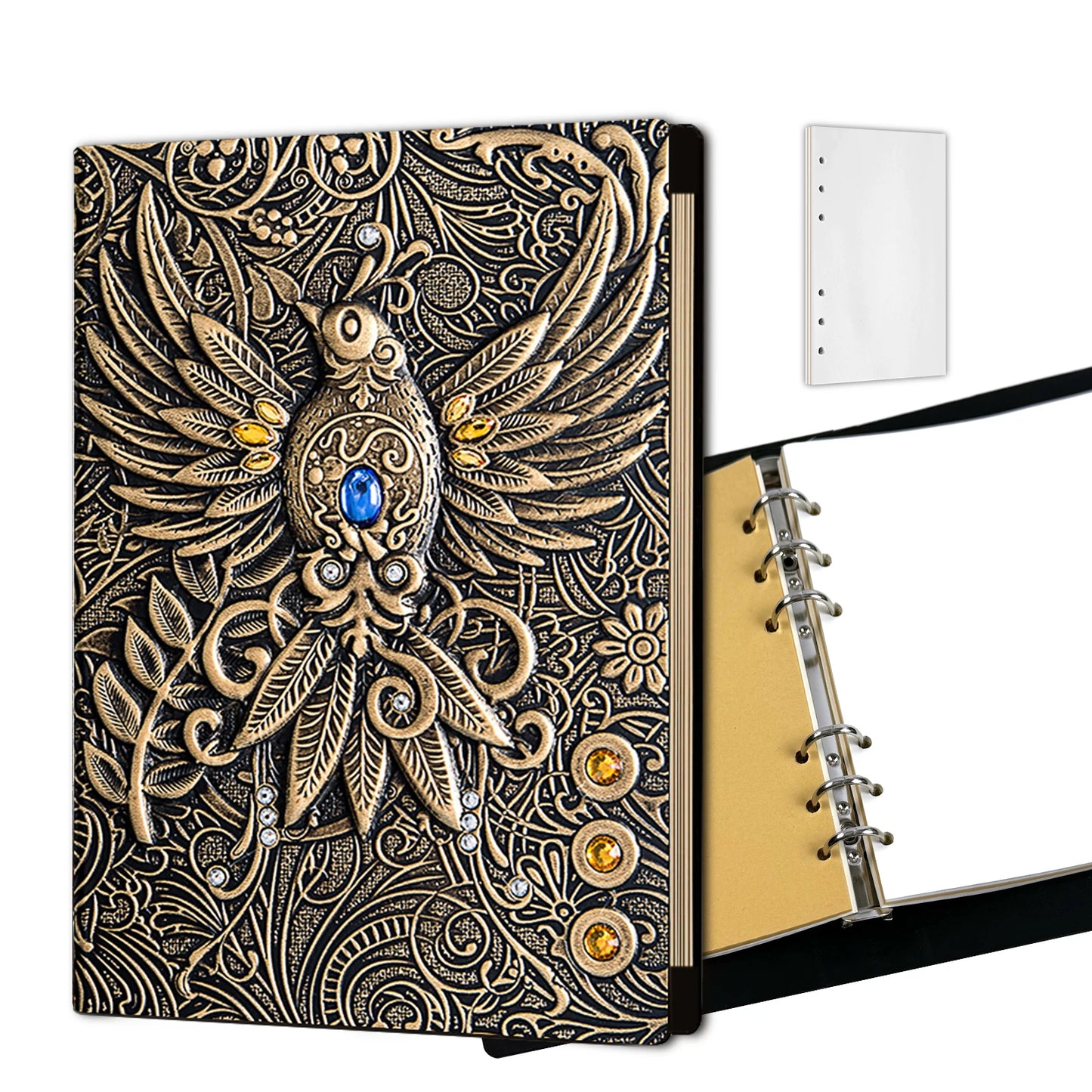 Embossed Leather Notebook - What The Funk