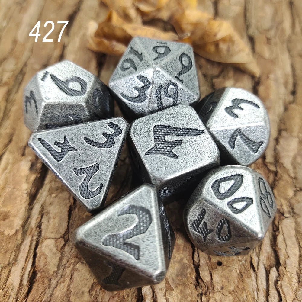 Metal Bold Number Dice - What The Funk