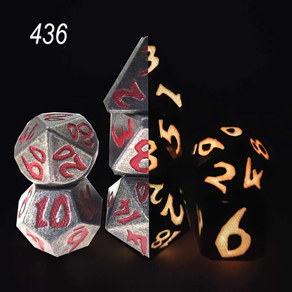 Metal Bold Number Dice - What The Funk