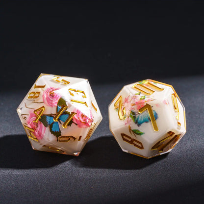 Sharp Edge Butterfly Blossom Dice - What The Funk