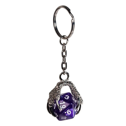 D20 Keychain and Key Ring - What The Funk