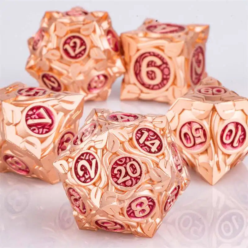 Metal Leaf Dice Set - What The Funk