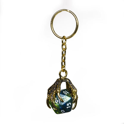 D20 Keychain and Key Ring - What The Funk