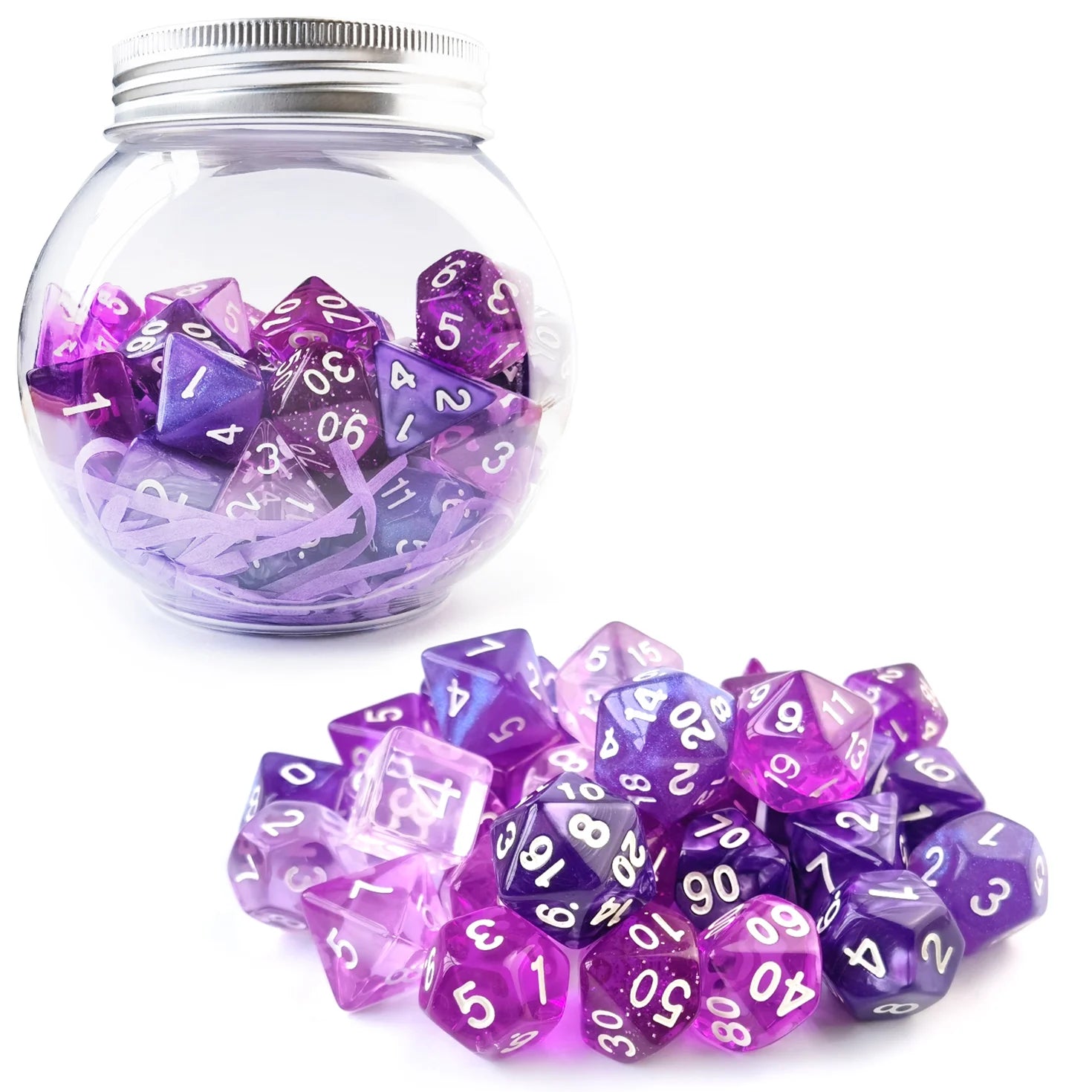 Potion Amethyst Dice Set (5sets/35pcs) - What The Funk