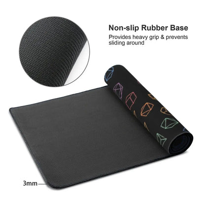 Dice Rainbow Mouse Pads