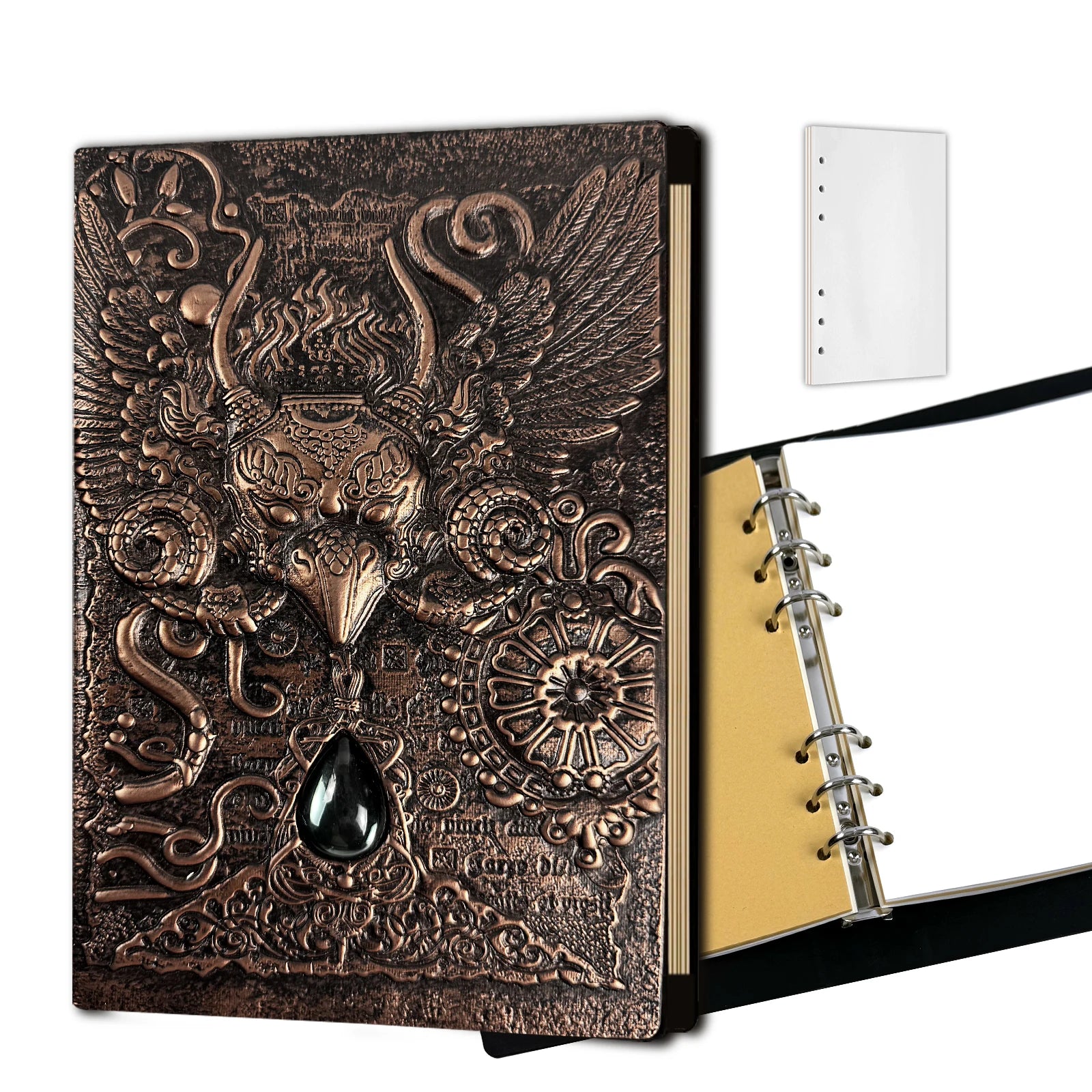 Embossed Leather Notebook - What The Funk