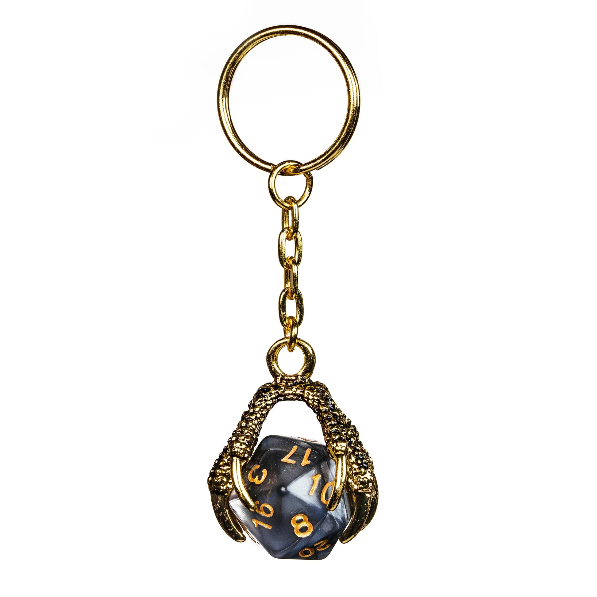 D20 Keychain and Key Ring - What The Funk