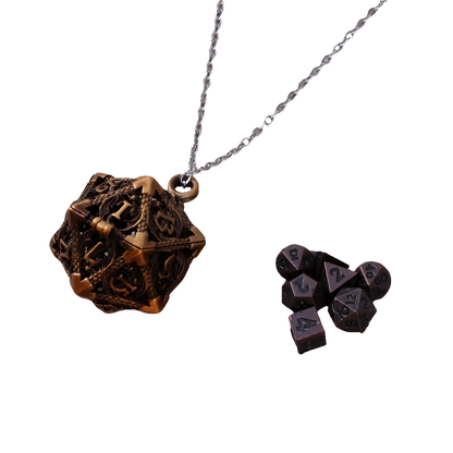 Adjustable Chain Necklace w/ Hollow out Dices - What The Funk