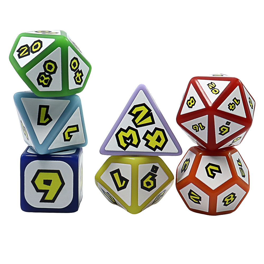 Arcade Hero Party Dice Set