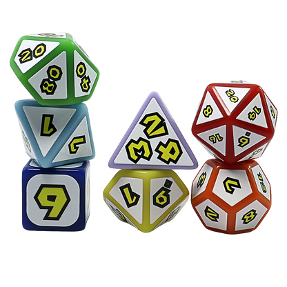 Arcade Hero Party Dice Set