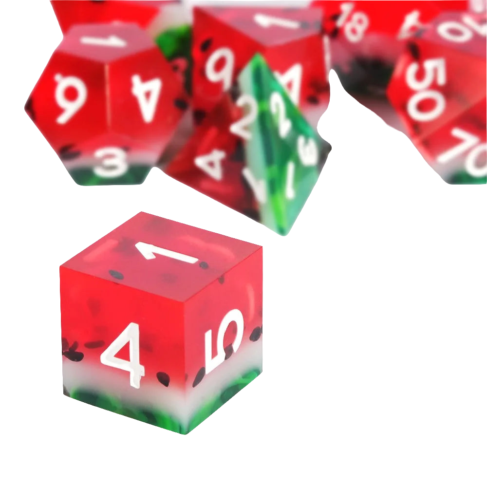 Sharp Edge Watermelon Dice Set - What The Funk